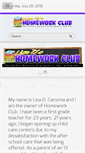 Mobile Screenshot of lisadhomeworkclub.com